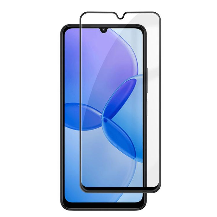 Protector de pantalla de vidrio templado HD Kalebol de alta calidad, con acabado serigrafiado en aluminio, cobertura total, antihuellas y borde negro., For Redmi A7 Pro 171mm / Poco C85x 5G, For Redmi R70m 5G, For Redmi R70 5G                          ...
