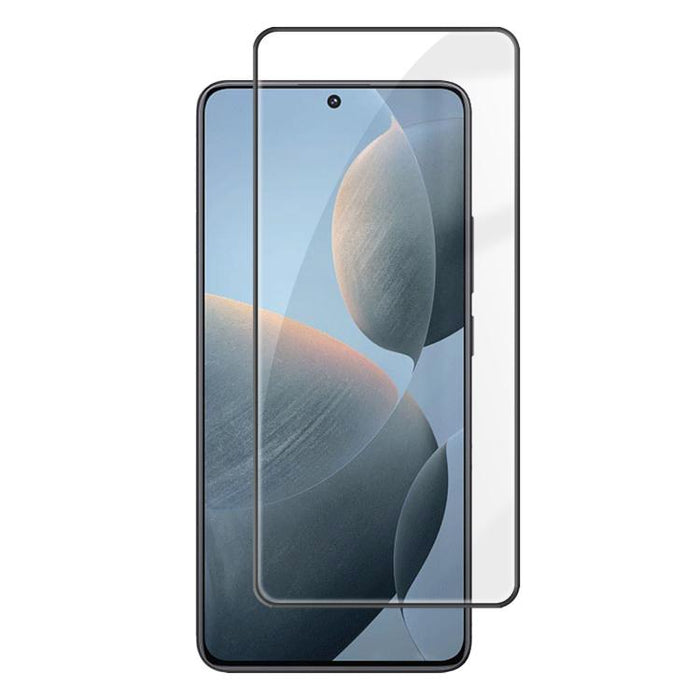 Protector de pantalla de vidrio templado HD Kalebol de alta calidad, con acabado serigrafiado en aluminio, cobertura total, antihuellas y borde negro., For Redmi A7 Pro 171mm / Poco C85x 5G, For Redmi R70m 5G, For Redmi R70 5G                          ...