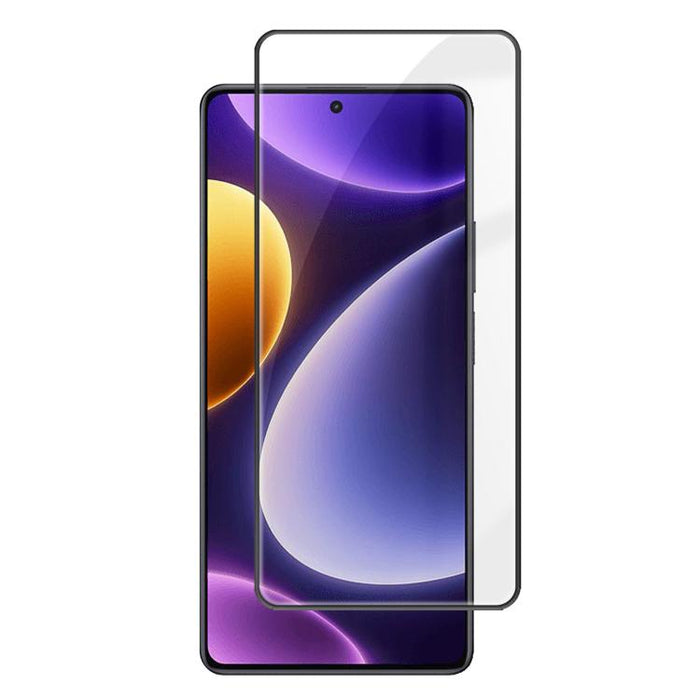 Protector de pantalla de vidrio templado HD Kalebol de alta calidad, con acabado serigrafiado en aluminio, cobertura total, antihuellas y borde negro., For Redmi A7 Pro 171mm / Poco C85x 5G, For Redmi R70m 5G, For Redmi R70 5G                          ...