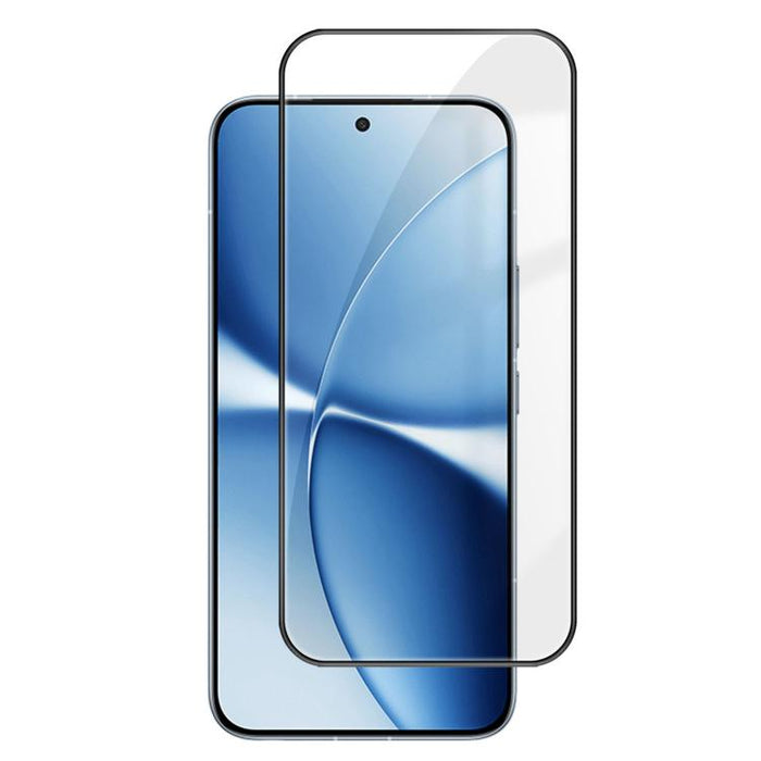 Protector de pantalla de vidrio templado HD Kalebol de alta calidad, con acabado serigrafiado en aluminio, cobertura total, antihuellas y borde negro., For Redmi A7 Pro 171mm / Poco C85x 5G, For Redmi R70m 5G, For Redmi R70 5G                          ...