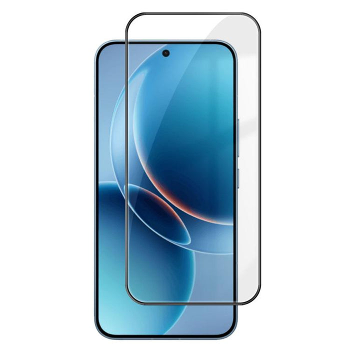 Protector de pantalla de vidrio templado HD Kalebol de alta calidad, con acabado serigrafiado en aluminio, cobertura total, antihuellas y borde negro., For Redmi A7 Pro 171mm / Poco C85x 5G, For Redmi R70m 5G, For Redmi R70 5G                          ...