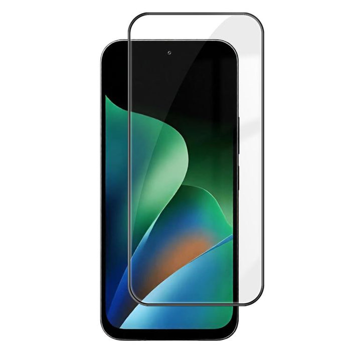 Protector de pantalla de vidrio templado HD Kalebol de alta calidad, con acabado serigrafiado en aluminio, cobertura total, antihuellas y borde negro., For Redmi A7 Pro 171mm / Poco C85x 5G, For Redmi R70m 5G, For Redmi R70 5G                          ...
