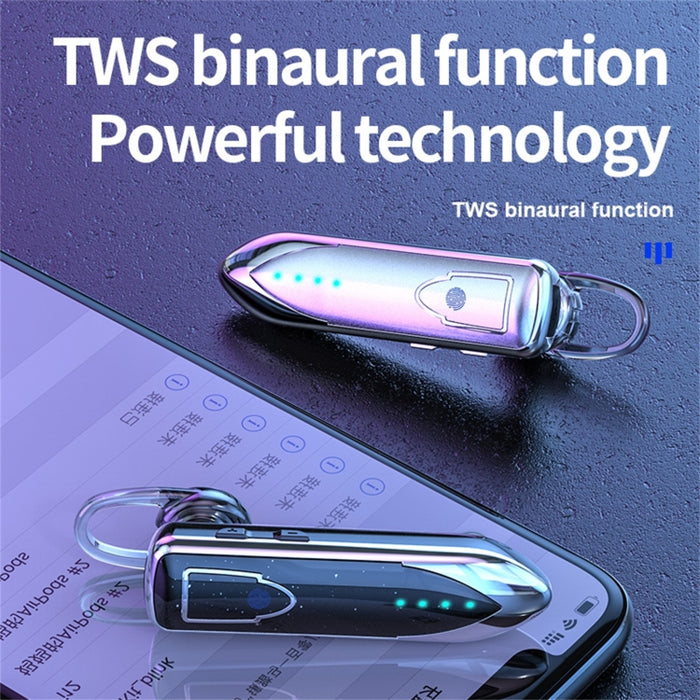 ME-3 Bluetooth 5.0 Estilo empresarial Interruptor táctil Auricular Bluetooth