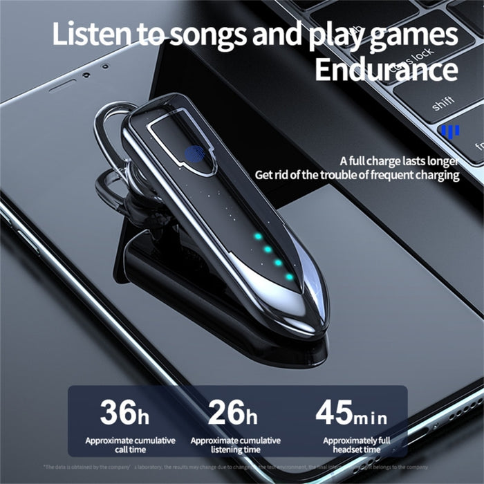 ME-3 Bluetooth 5.0 Estilo empresarial Interruptor táctil Auricular Bluetooth