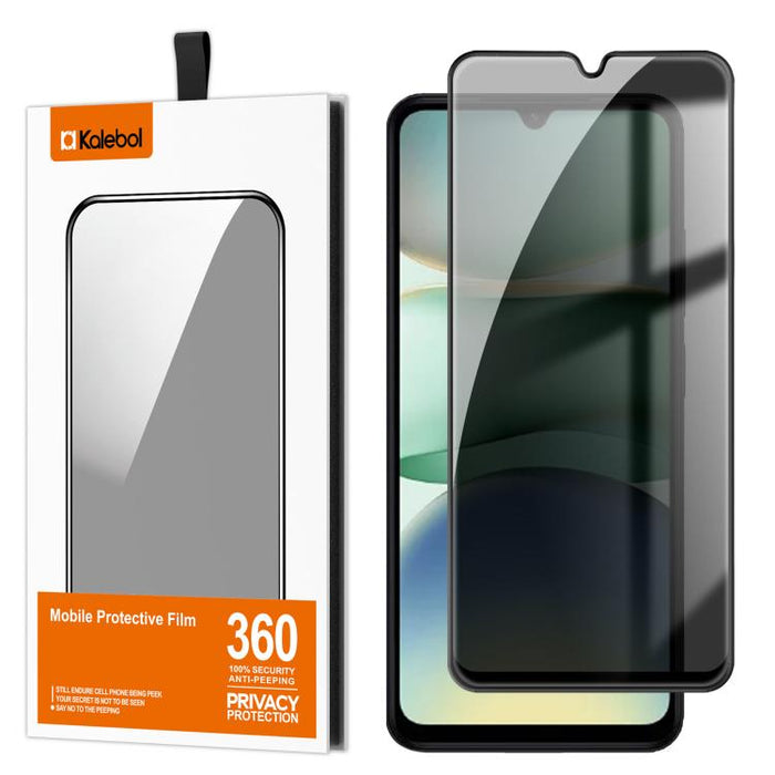 Película de vidrio templado Kalebol de alta calidad, impresa en aluminio, con borde negro y cobertura total para mayor privacidad., For Redmi A7 Pro 171mm / Poco C85x 5G, For Redmi R70m 5G, For Redmi R70 5G, For Redmi Turbo 5 Pro Max / Poco X8 Pro Max ...