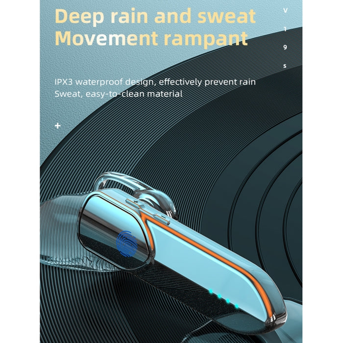 V19S Bluetooth 5.0 Business Style Fingerprint Touch Auricular Bluetooth