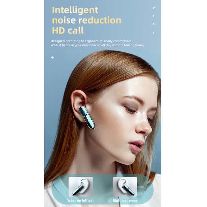 V19S Bluetooth 5.0 Business Style Fingerprint Touch Auricular Bluetooth