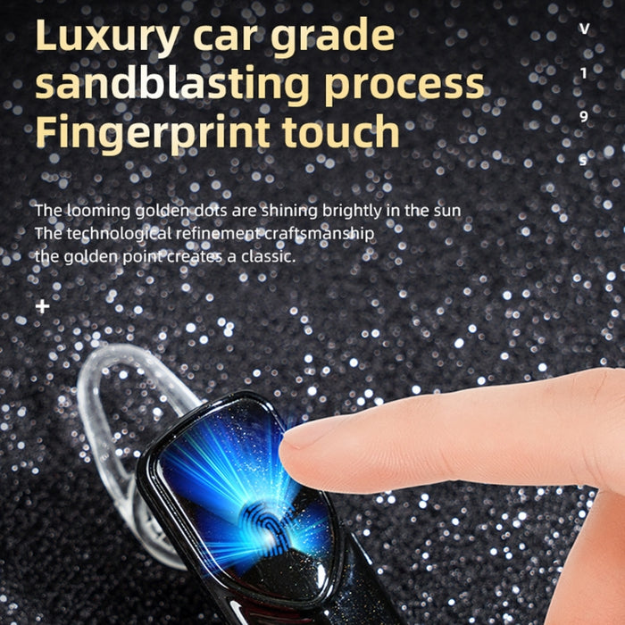 V19S Bluetooth 5.0 Business Style Fingerprint Touch Auricular Bluetooth