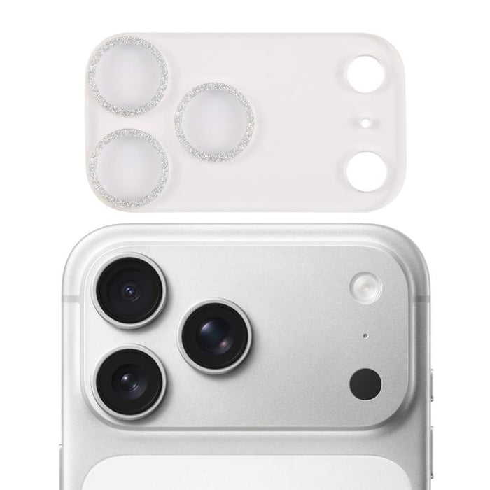 Glitter Ring Tempered Glass Camera Lens Film, For iPhone 17 Pro Max, For iPhone 17 Pro