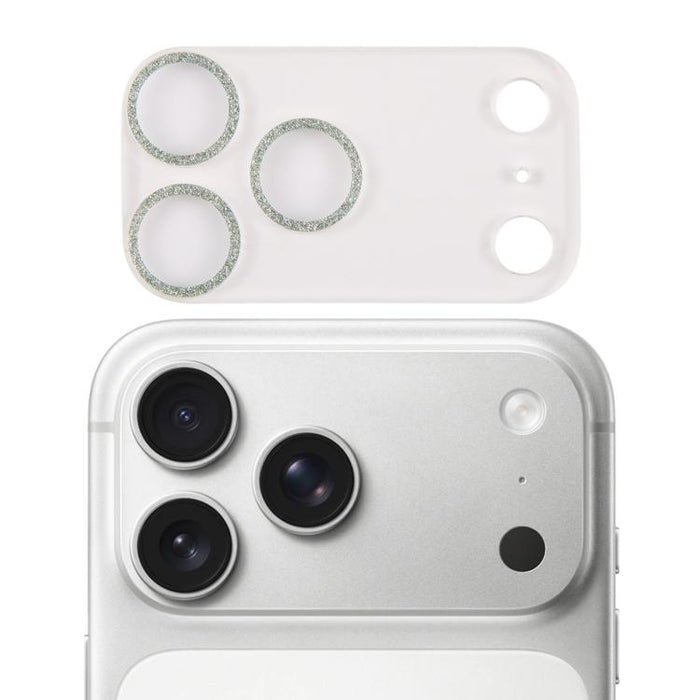 Glitter Ring Tempered Glass Camera Lens Film, For iPhone 17 Pro Max, For iPhone 17 Pro