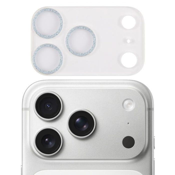 Glitter Ring Tempered Glass Camera Lens Film, For iPhone 17 Pro Max, For iPhone 17 Pro