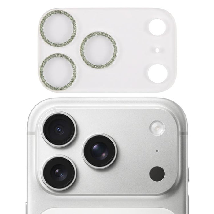 Glitter Ring Tempered Glass Camera Lens Film, For iPhone 17 Pro Max, For iPhone 17 Pro