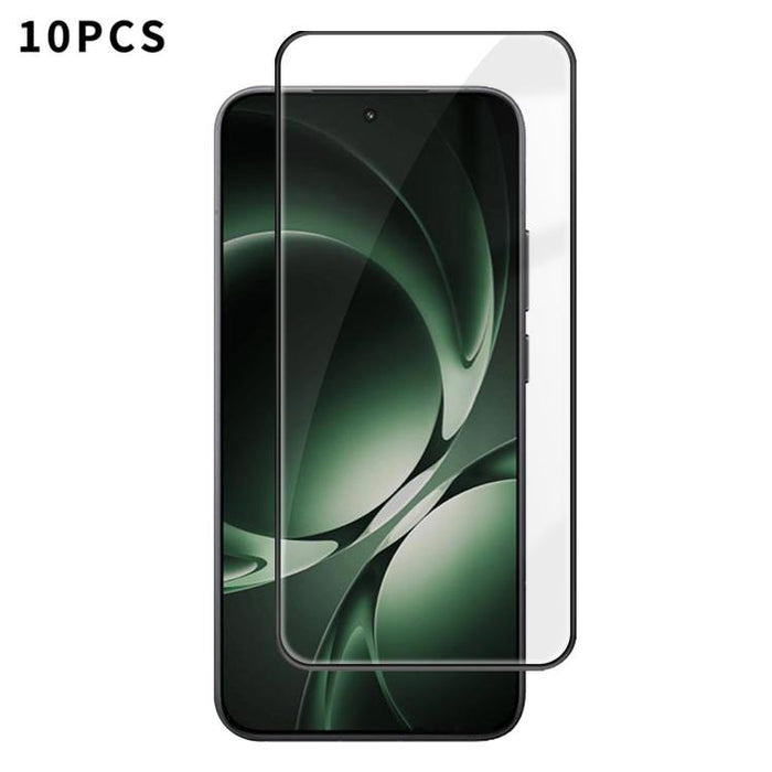 10 láminas de vidrio templado HD Kalebol de alta calidad, serigrafiadas en aluminio, con cobertura total, antihuellas y borde negro., For Redmi A7 Pro 171mm / Poco C85x 5G, For Redmi R70m 5G, For Redmi R70 5G, For Redmi Turbo 5 Pro Max / Poco X8 Pro Ma...