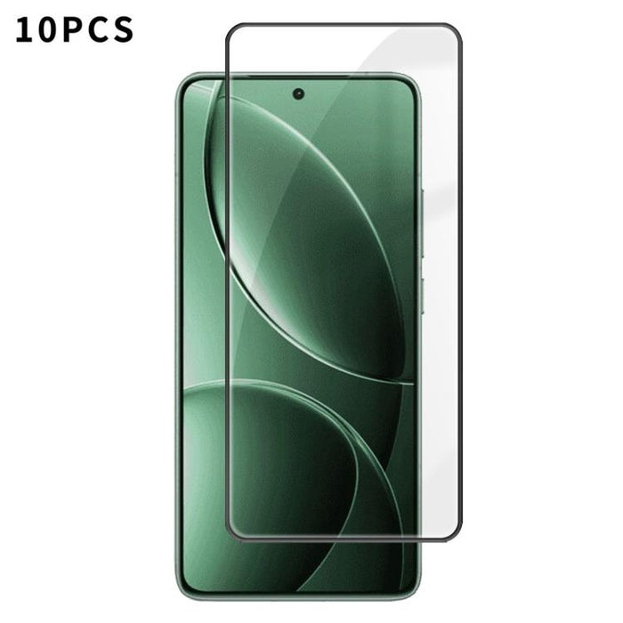 10 láminas de vidrio templado HD Kalebol de alta calidad, serigrafiadas en aluminio, con cobertura total, antihuellas y borde negro., For Redmi A7 Pro 171mm / Poco C85x 5G, For Redmi R70m 5G, For Redmi R70 5G, For Redmi Turbo 5 Pro Max / Poco X8 Pro Ma...