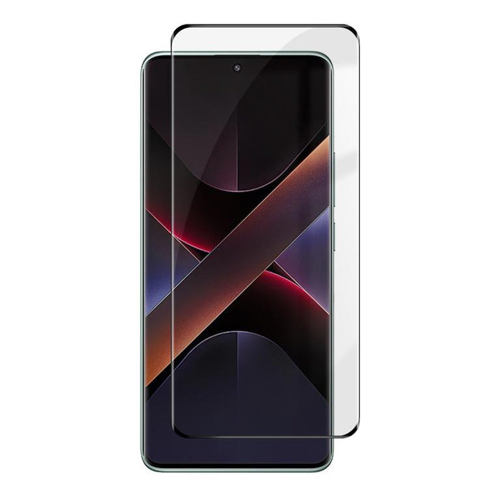 Protector de pantalla de vidrio templado HD Kalebol curvo de aluminio de alta calidad, serigrafiado, de cobertura total, antihuellas y con borde negro., For Redmi Note 15 Pro+ 5G Global 163.3mm, For Redmi Note 15 5G Global 164mm, For Xiaomi Civi 5 Pro ...