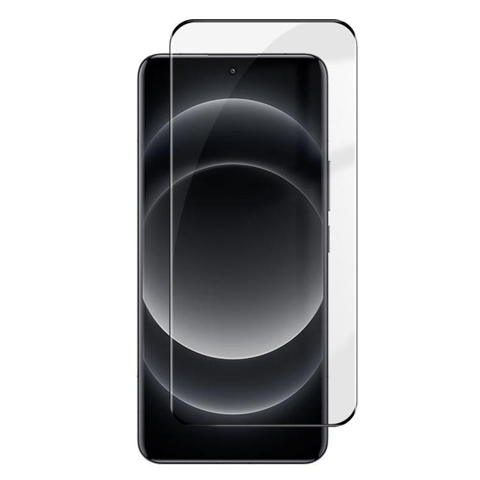 Protector de pantalla de vidrio templado HD Kalebol curvo de aluminio de alta calidad, serigrafiado, de cobertura total, antihuellas y con borde negro., For Redmi Note 15 Pro+ 5G Global 163.3mm, For Redmi Note 15 5G Global 164mm, For Xiaomi Civi 5 Pro ...