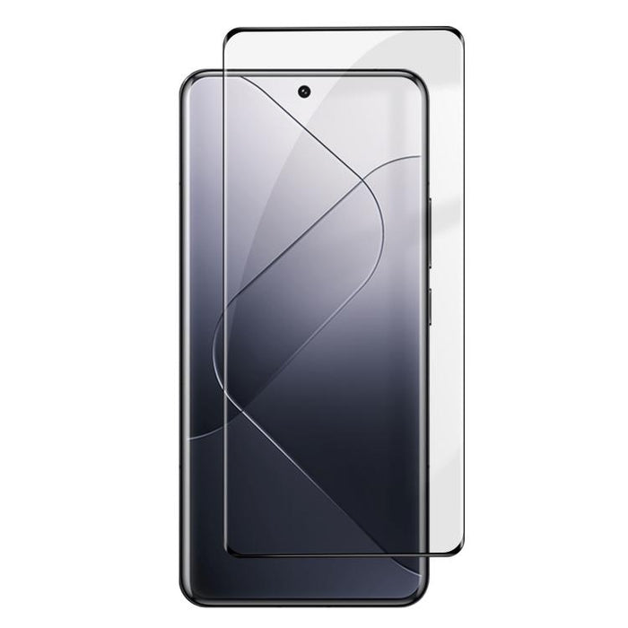 Protector de pantalla de vidrio templado HD Kalebol curvo de aluminio de alta calidad, serigrafiado, de cobertura total, antihuellas y con borde negro., For Redmi Note 15 Pro+ 5G Global 163.3mm, For Redmi Note 15 5G Global 164mm, For Xiaomi Civi 5 Pro ...