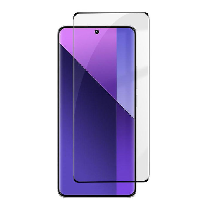 Protector de pantalla de vidrio templado HD Kalebol curvo de aluminio de alta calidad, serigrafiado, de cobertura total, antihuellas y con borde negro., For Redmi Note 15 Pro+ 5G Global 163.3mm, For Redmi Note 15 5G Global 164mm, For Xiaomi Civi 5 Pro ...