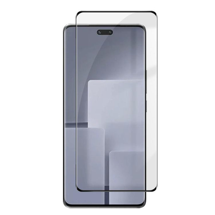 Protector de pantalla de vidrio templado HD Kalebol curvo de aluminio de alta calidad, serigrafiado, de cobertura total, antihuellas y con borde negro., For Redmi Note 15 Pro+ 5G Global 163.3mm, For Redmi Note 15 5G Global 164mm, For Xiaomi Civi 5 Pro ...