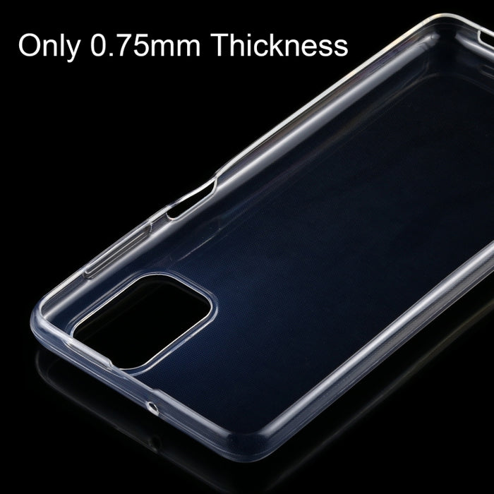 Funda protectora suave de TPU transparente ultrafina de 0,75 mm, For OPPO F17 Pro, For Motorola Moto G9 Plus, For OPPO Reno4 SE, For Samsung Galaxy M51, For Xiaomi Poco X3