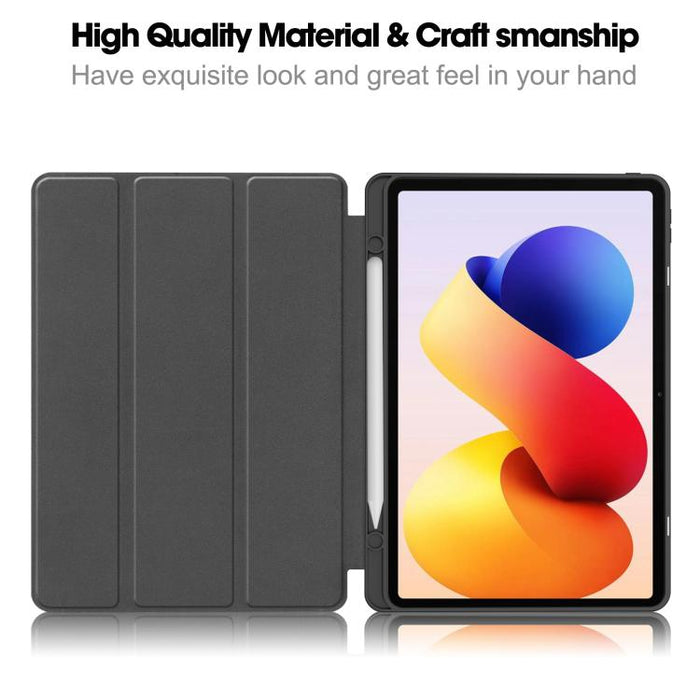 Funda para tablet Custer TPU Pure Color con soporte plegable triple y bandeja para lápiz óptico., For Xiaomi Redmi Pad 2 Pro
