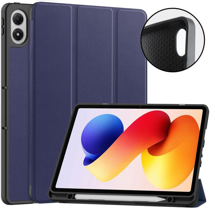 Funda para tablet Custer TPU Pure Color con soporte plegable triple y bandeja para lápiz óptico., For Xiaomi Redmi Pad 2 Pro