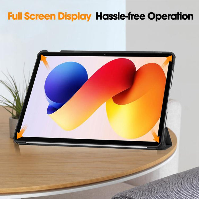 Funda inteligente para tablet de cuero con soporte plegable de 3 pliegues y textura Custer, For Xiaomi Redmi Pad 2 Pro, For Xiaomi Redmi K Pad 2 8.8 2026