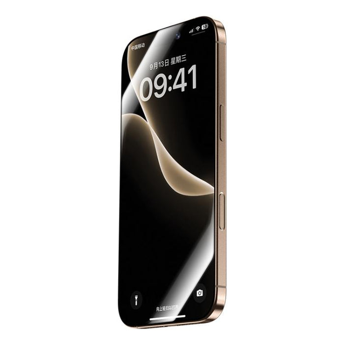 Benks King Kong Corning Hot-bend Full-glue AR Anti-reflective Tempered Film Quick-install Version, For iPhone 17 Pro Max, For iPhone 17 Pro