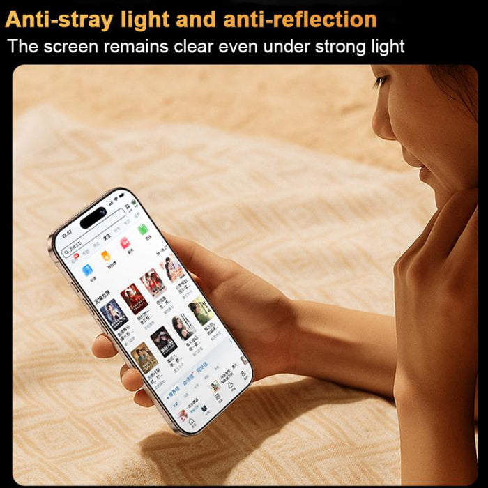 Benks King Kong Corning Hot-bend Full-glue AR Anti-reflective Tempered Film Quick-install Version, For iPhone 17 Pro Max, For iPhone 17 Pro