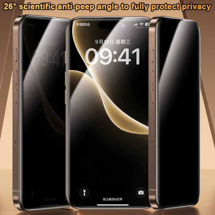 Benks King Kong Corning Hot-bend Full-glue Privacy Tempered Film Quick-install Version, For iPhone 17 Pro Max, For iPhone 17 Pro