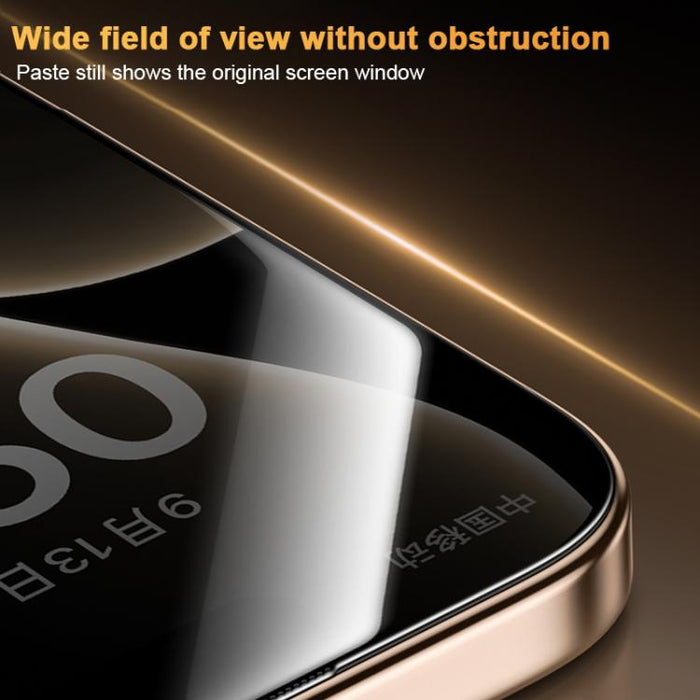 Benks King Kong Corning Hot-bend Full-glue Privacy Tempered Film Quick-install Version, For iPhone 17 Pro Max, For iPhone 17 Pro