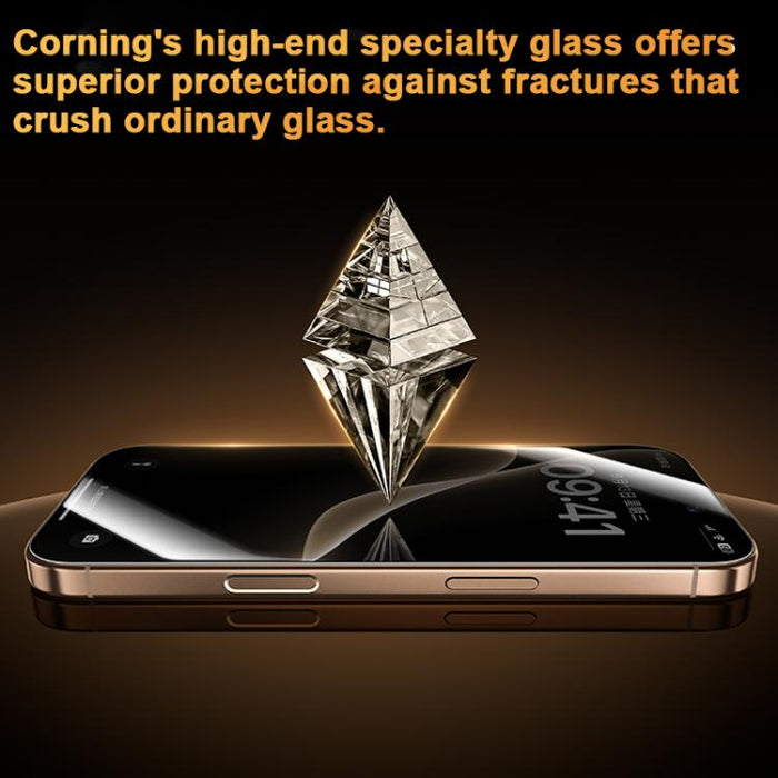 Benks King Kong Corning Hot-bend Full-glue Privacy Tempered Film Quick-install Version, For iPhone 17 Pro Max, For iPhone 17 Pro