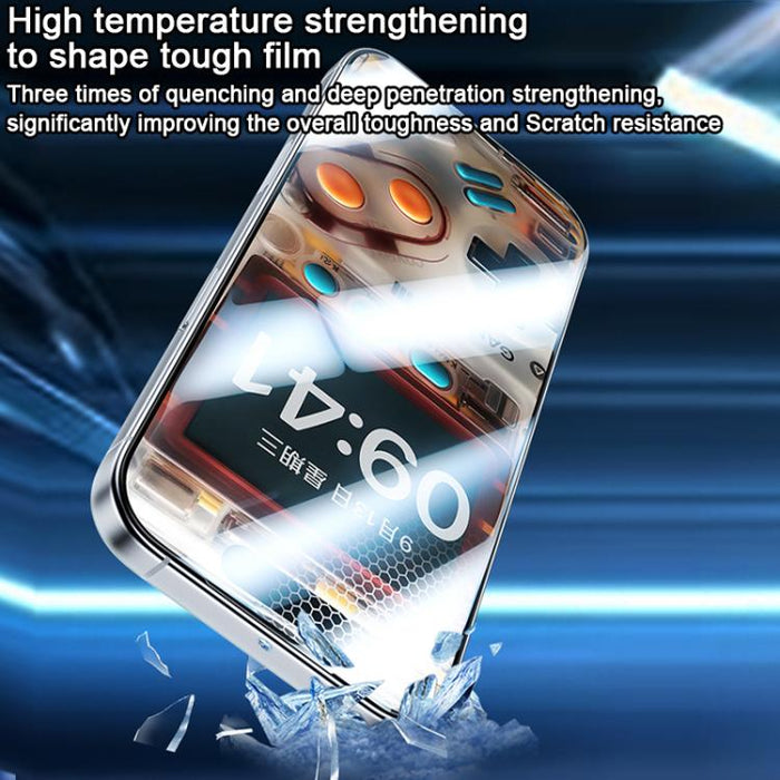 Benks Zero Curve Edge Gaming Frosted Tempered Screen Protector, For iPhone 17 Pro Max, For iPhone 17