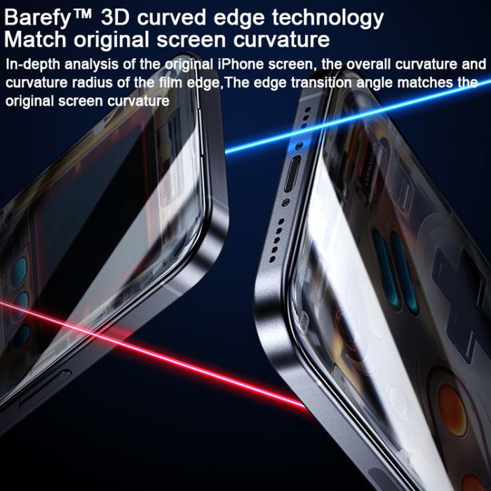 Benks Zero Curve Edge Gaming Frosted Tempered Screen Protector, For iPhone 17 Pro Max, For iPhone 17
