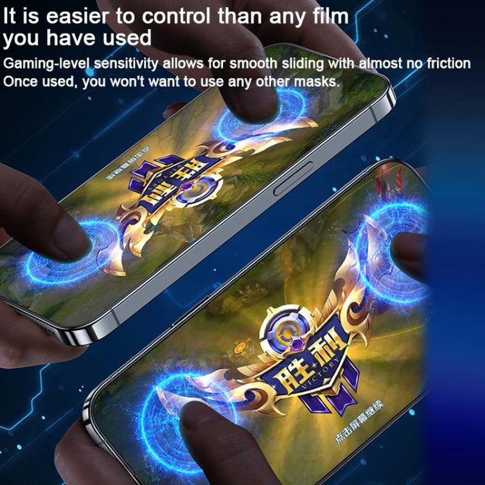 Benks Zero Curve Edge Gaming Frosted Tempered Screen Protector, For iPhone 17 Pro Max, For iPhone 17