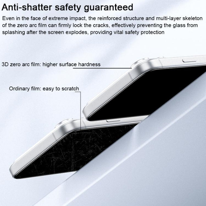 Benks Zero Curve Edge Privacy Tempered Screen Protector, For iPhone 17 Pro Max, For iPhone 17, For iPhone Air