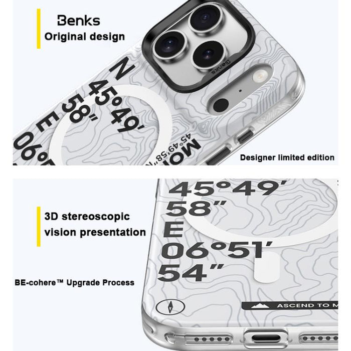 Benks Light Color D1 Series MagSafe Magnetic Phone Case, For iPhone 17 Pro Max, For iPhone 17 Pro