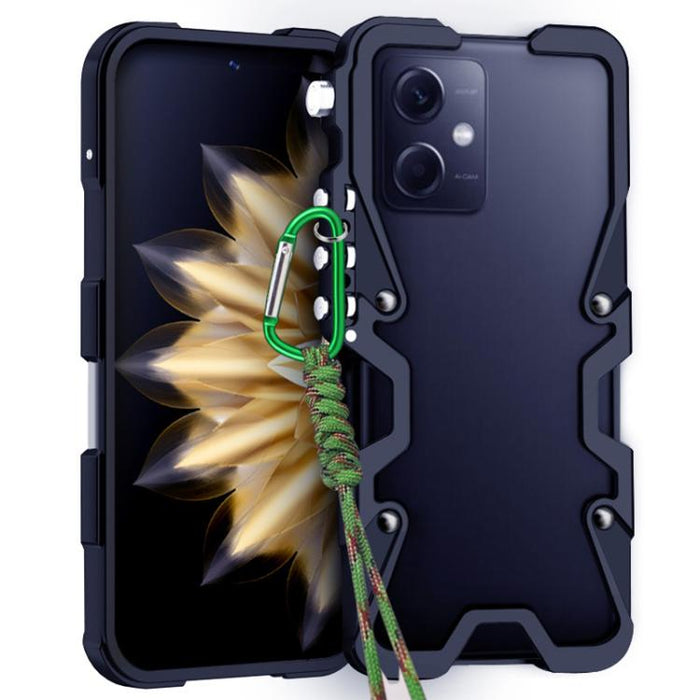 Funda para teléfono Trigger Design con marco de metal hueco y cordón, For Redmi Turbo 5 Max / Poco X8 Pro Max 5G, For Redmi Turbo 5 / Poco X8 Pro 5G, For Redmi Note 15 4G Global 164mm, For Redmi Note 15 Pro 4G Global 163.2mm                            ...