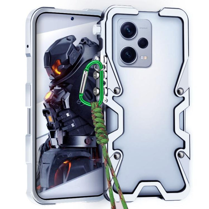 Funda para teléfono Trigger Design con marco de metal hueco y cordón, For Redmi Turbo 5 Max / Poco X8 Pro Max 5G, For Redmi Turbo 5 / Poco X8 Pro 5G, For Redmi Note 15 4G Global 164mm, For Redmi Note 15 Pro 4G Global 163.2mm                            ...