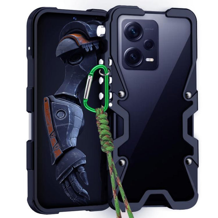 Funda para teléfono Trigger Design con marco de metal hueco y cordón, For Redmi Turbo 5 Max / Poco X8 Pro Max 5G, For Redmi Turbo 5 / Poco X8 Pro 5G, For Redmi Note 15 4G Global 164mm, For Redmi Note 15 Pro 4G Global 163.2mm                            ...