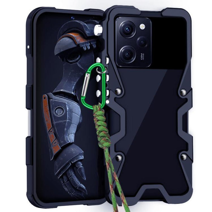 Funda para teléfono Trigger Design con marco de metal hueco y cordón, For Redmi Turbo 5 Max / Poco X8 Pro Max 5G, For Redmi Turbo 5 / Poco X8 Pro 5G, For Redmi Note 15 4G Global 164mm, For Redmi Note 15 Pro 4G Global 163.2mm                            ...