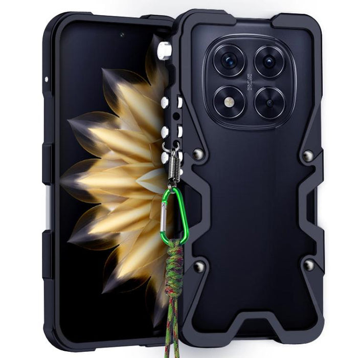Funda para teléfono Trigger Design con marco de metal hueco y cordón, For Redmi Turbo 5 Max / Poco X8 Pro Max 5G, For Redmi Turbo 5 / Poco X8 Pro 5G, For Redmi Note 15 4G Global 164mm, For Redmi Note 15 Pro 4G Global 163.2mm                            ...