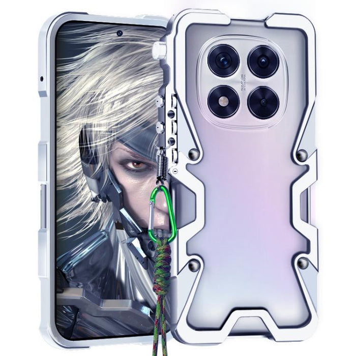 Funda para teléfono Trigger Design con marco de metal hueco y cordón, For Redmi Turbo 5 Max / Poco X8 Pro Max 5G, For Redmi Turbo 5 / Poco X8 Pro 5G, For Redmi Note 15 4G Global 164mm, For Redmi Note 15 Pro 4G Global 163.2mm                            ...