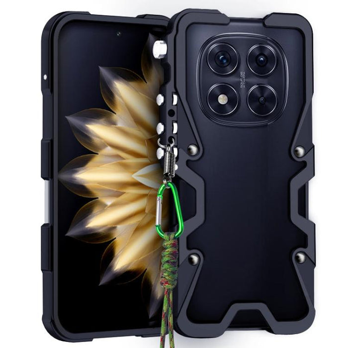Funda para teléfono Trigger Design con marco de metal hueco y cordón, For Redmi Turbo 5 Max / Poco X8 Pro Max 5G, For Redmi Turbo 5 / Poco X8 Pro 5G, For Redmi Note 15 4G Global 164mm, For Redmi Note 15 Pro 4G Global 163.2mm                            ...