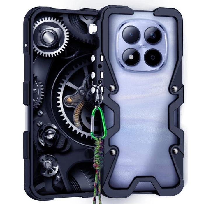 Funda para teléfono Trigger Design con marco de metal hueco y cordón, For Redmi Turbo 5 Max / Poco X8 Pro Max 5G, For Redmi Turbo 5 / Poco X8 Pro 5G, For Redmi Note 15 4G Global 164mm, For Redmi Note 15 Pro 4G Global 163.2mm                            ...