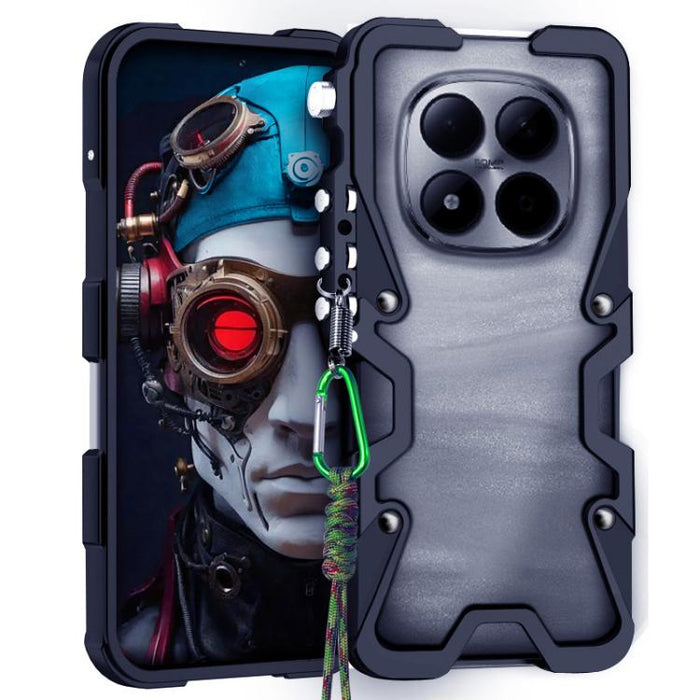 Funda para teléfono Trigger Design con marco de metal hueco y cordón, For Redmi Turbo 5 Max / Poco X8 Pro Max 5G, For Redmi Turbo 5 / Poco X8 Pro 5G, For Redmi Note 15 4G Global 164mm, For Redmi Note 15 Pro 4G Global 163.2mm                            ...