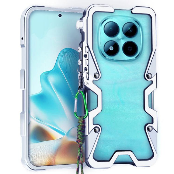 Funda para teléfono Trigger Design con marco de metal hueco y cordón, For Redmi Turbo 5 Max / Poco X8 Pro Max 5G, For Redmi Turbo 5 / Poco X8 Pro 5G, For Redmi Note 15 4G Global 164mm, For Redmi Note 15 Pro 4G Global 163.2mm                            ...