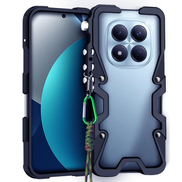 Funda para teléfono Trigger Design con marco de metal hueco y cordón, For Redmi Turbo 5 Max / Poco X8 Pro Max 5G, For Redmi Turbo 5 / Poco X8 Pro 5G, For Redmi Note 15 4G Global 164mm, For Redmi Note 15 Pro 4G Global 163.2mm                            ...