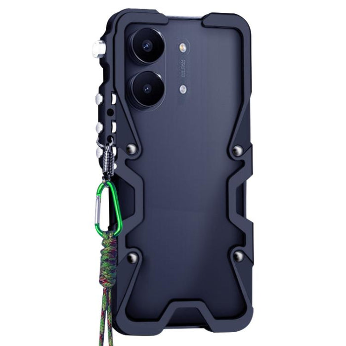 Funda para teléfono Trigger Design con marco de metal hueco y cordón, For Redmi Turbo 5 Max / Poco X8 Pro Max 5G, For Redmi Turbo 5 / Poco X8 Pro 5G, For Redmi Note 15 4G Global 164mm, For Redmi Note 15 Pro 4G Global 163.2mm                            ...