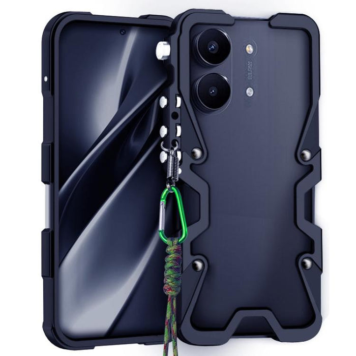 Funda para teléfono Trigger Design con marco de metal hueco y cordón, For Redmi Turbo 5 Max / Poco X8 Pro Max 5G, For Redmi Turbo 5 / Poco X8 Pro 5G, For Redmi Note 15 4G Global 164mm, For Redmi Note 15 Pro 4G Global 163.2mm                            ...